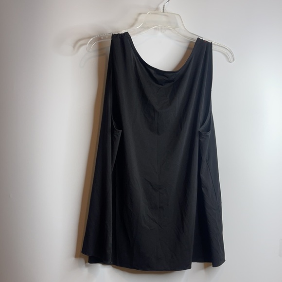 Sag Harbor Black Stretch Tank Top 2X PLUS SIZE - Picture 4 of 4